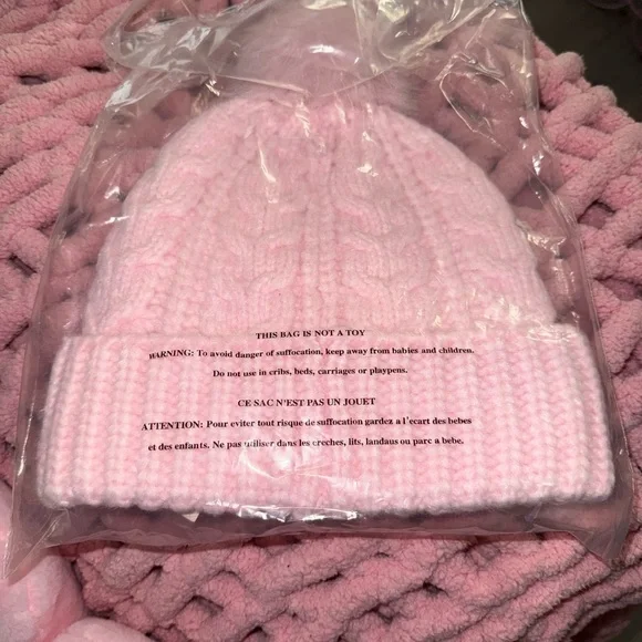 Victoria's Secret Soft Pink Kids Hat